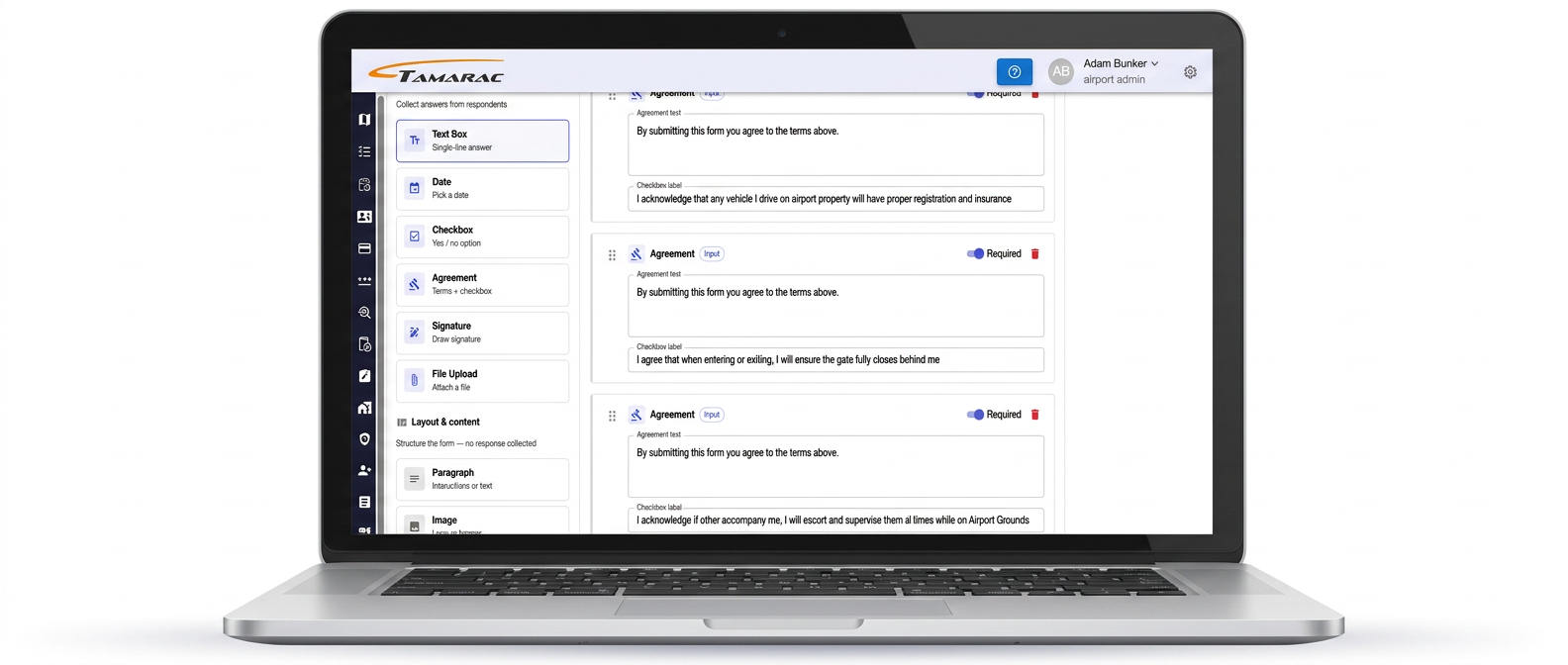 Forms & Information Processing interface preview