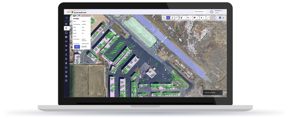 GIS & Airport Digital Twin interface preview